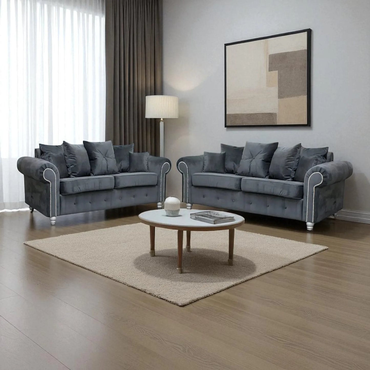 Ashwin Plush Velvet 3+2