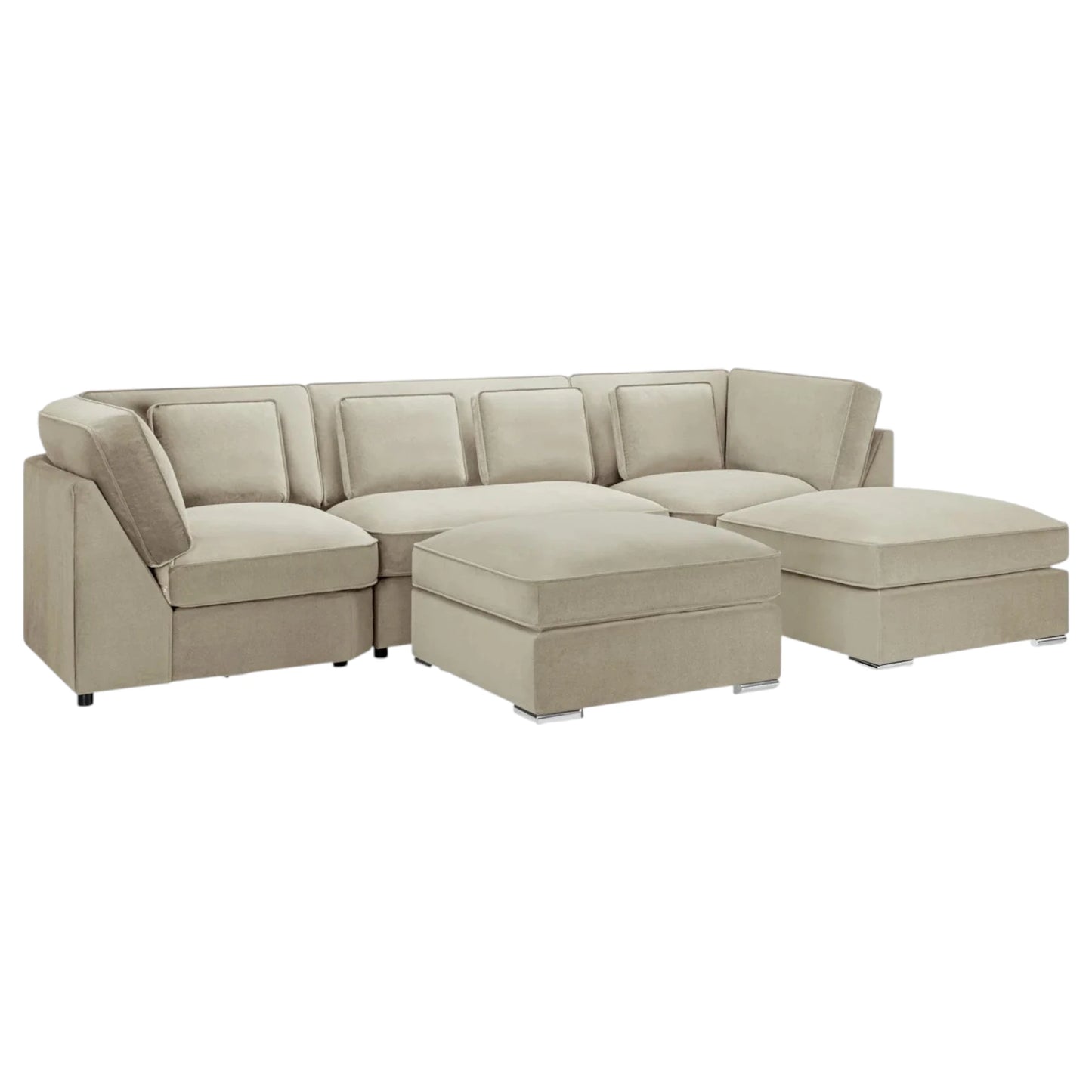 Belgravia U-Shape Sofa Set – Elegant