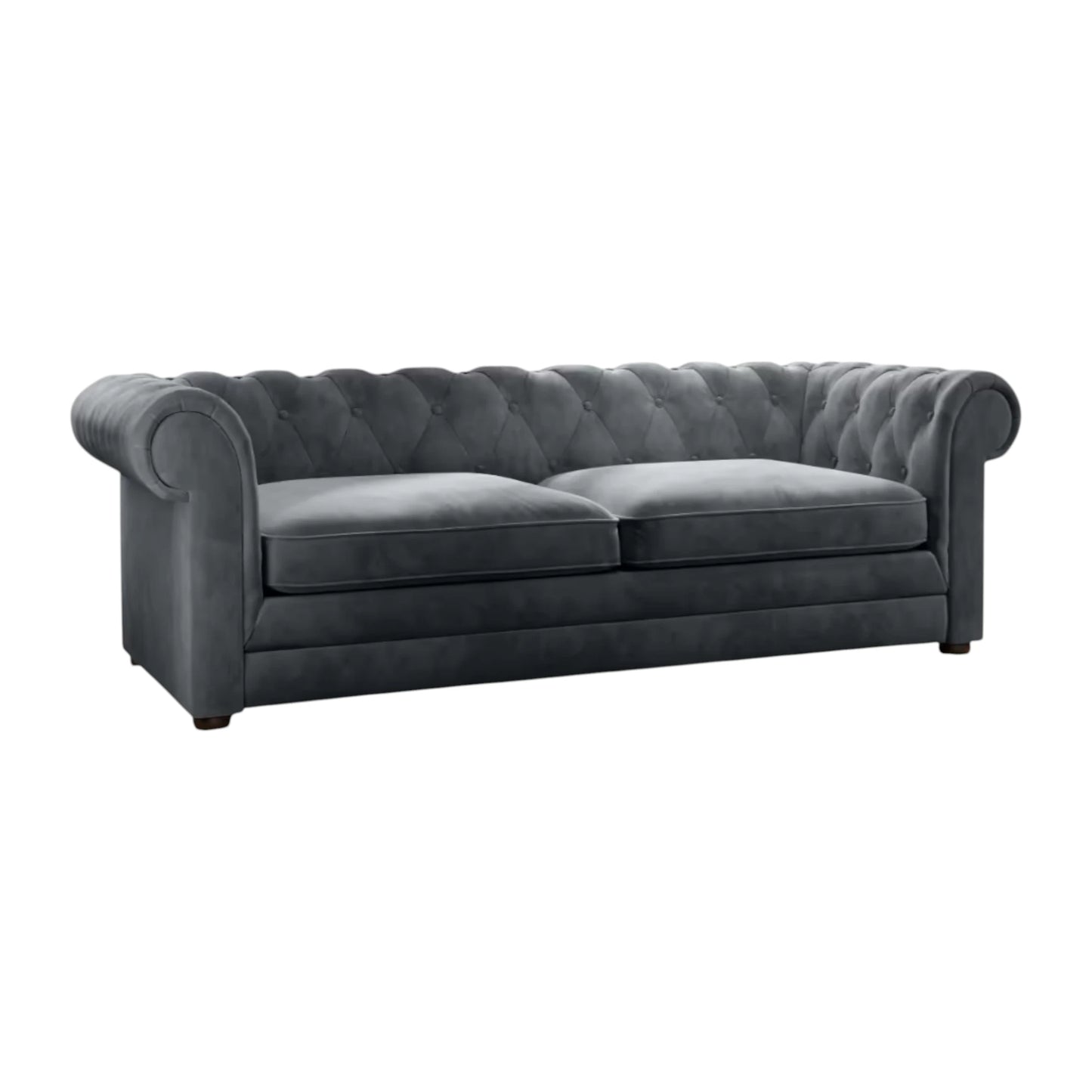 Flair Ralph Chesterfield Velvet Sofa Bed