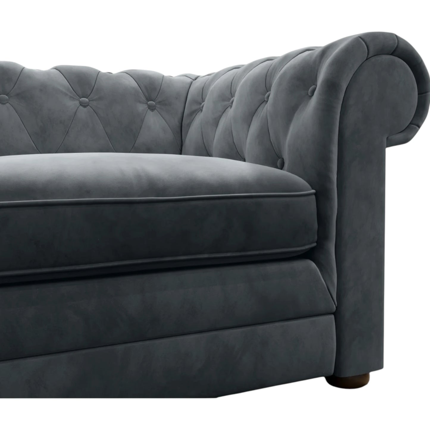 Flair Ralph Chesterfield Velvet Sofa Bed