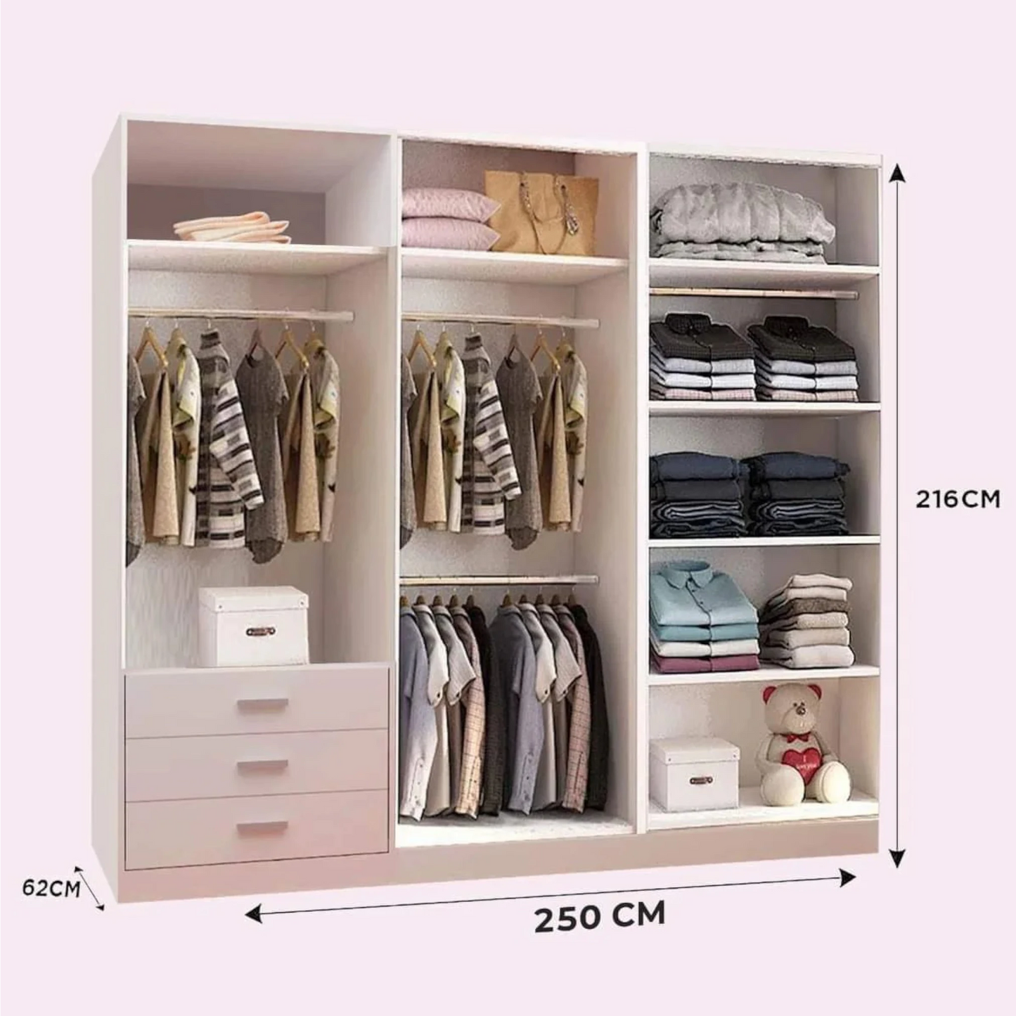 Houston Mirror Sliding Door Wardrobe
