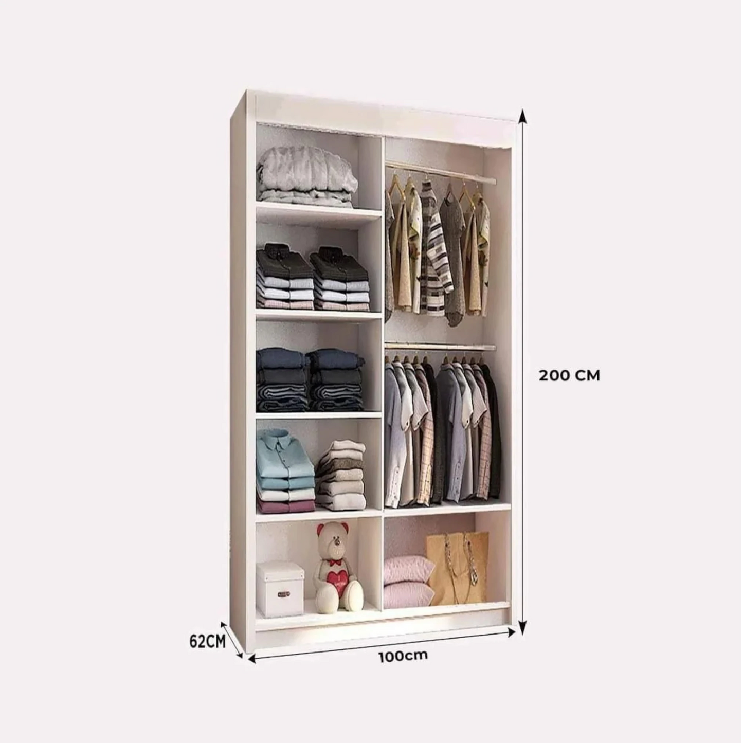 Houston Mirror Sliding Door Wardrobe
