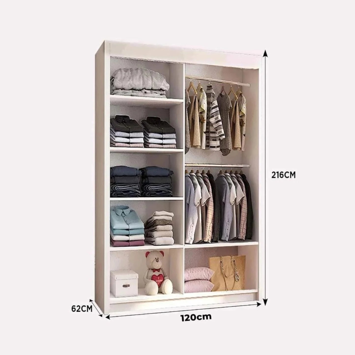 Houston Mirror Sliding Door Wardrobe
