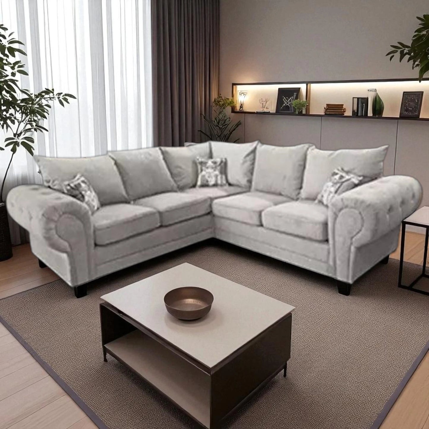 Ibiza Fabric Corner Sofa