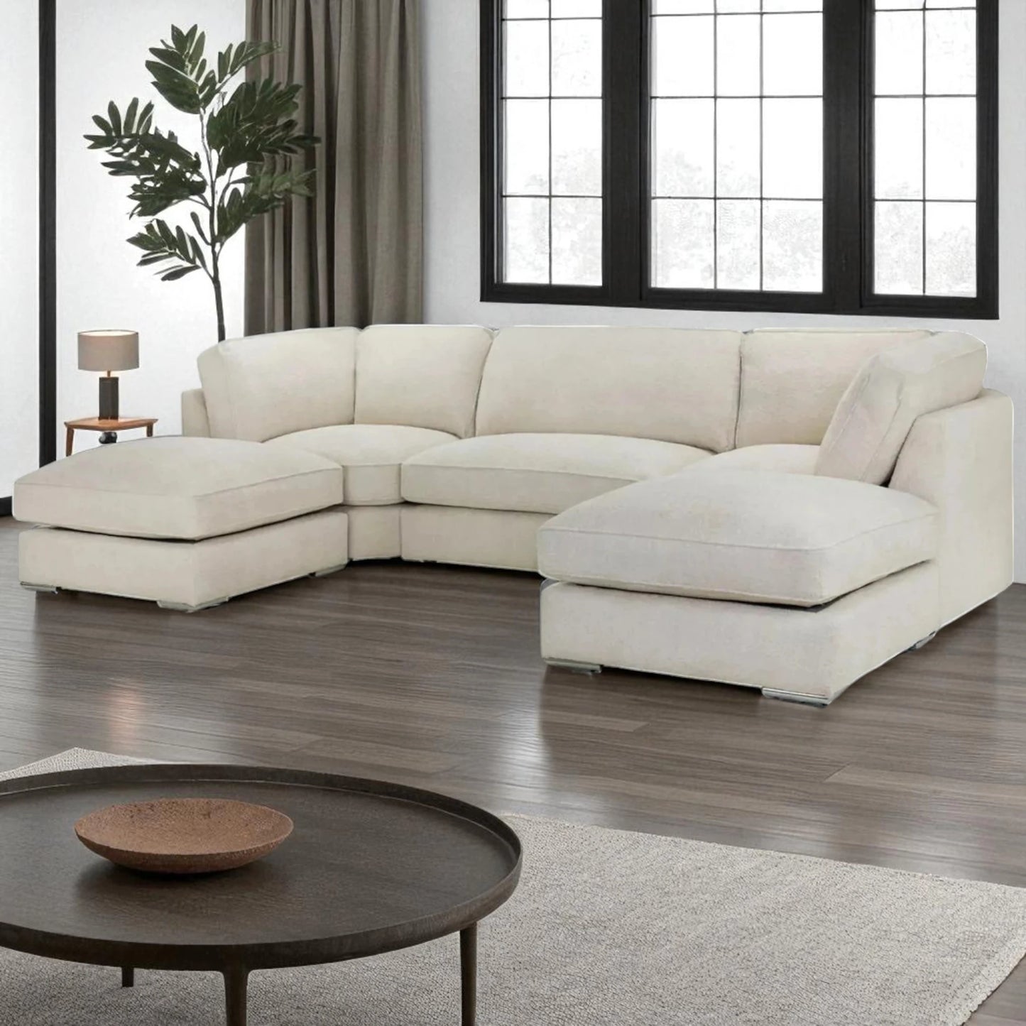 Inga U-Shape Corner Sofa Bed