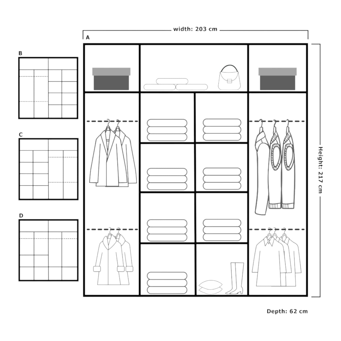 Lisbon Sliding Door Wardrobe