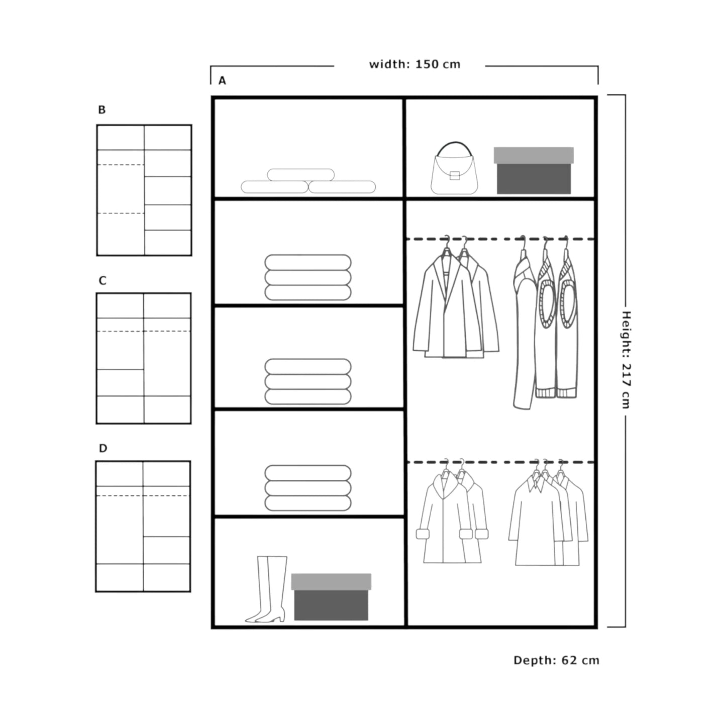 Lisbon Sliding Door Wardrobe