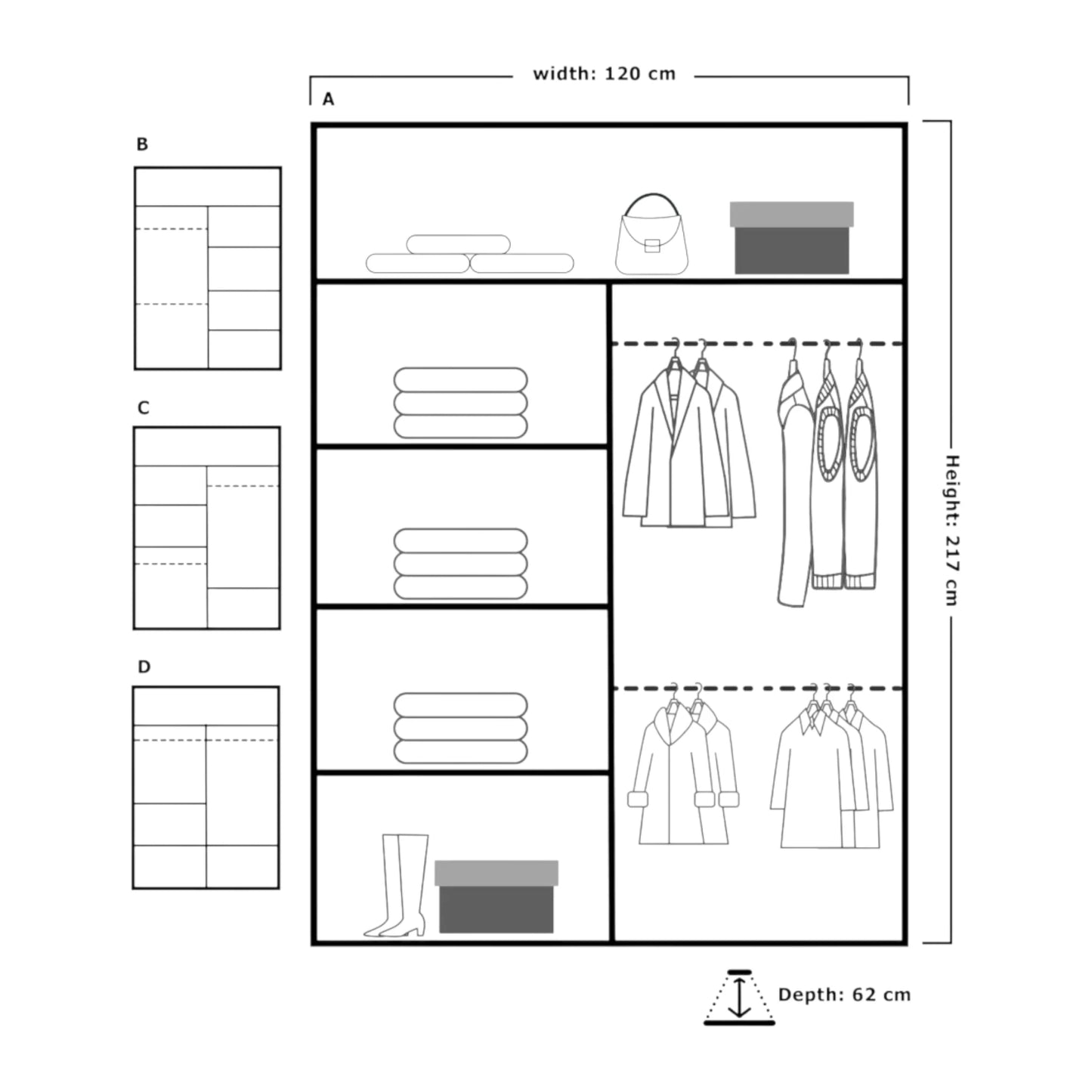 Lisbon Sliding Door Wardrobe