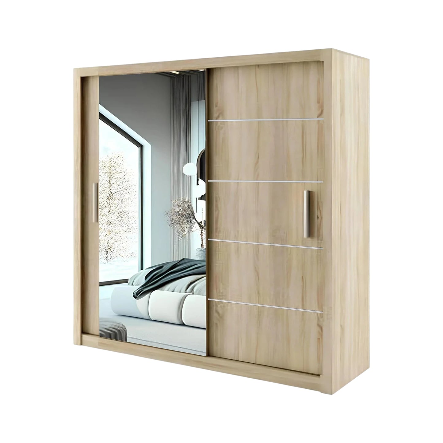 Lyon Mirrored Sliding Door Wardrobe