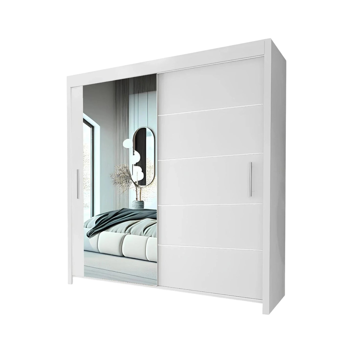 Lyon Mirrored Sliding Door Wardrobe