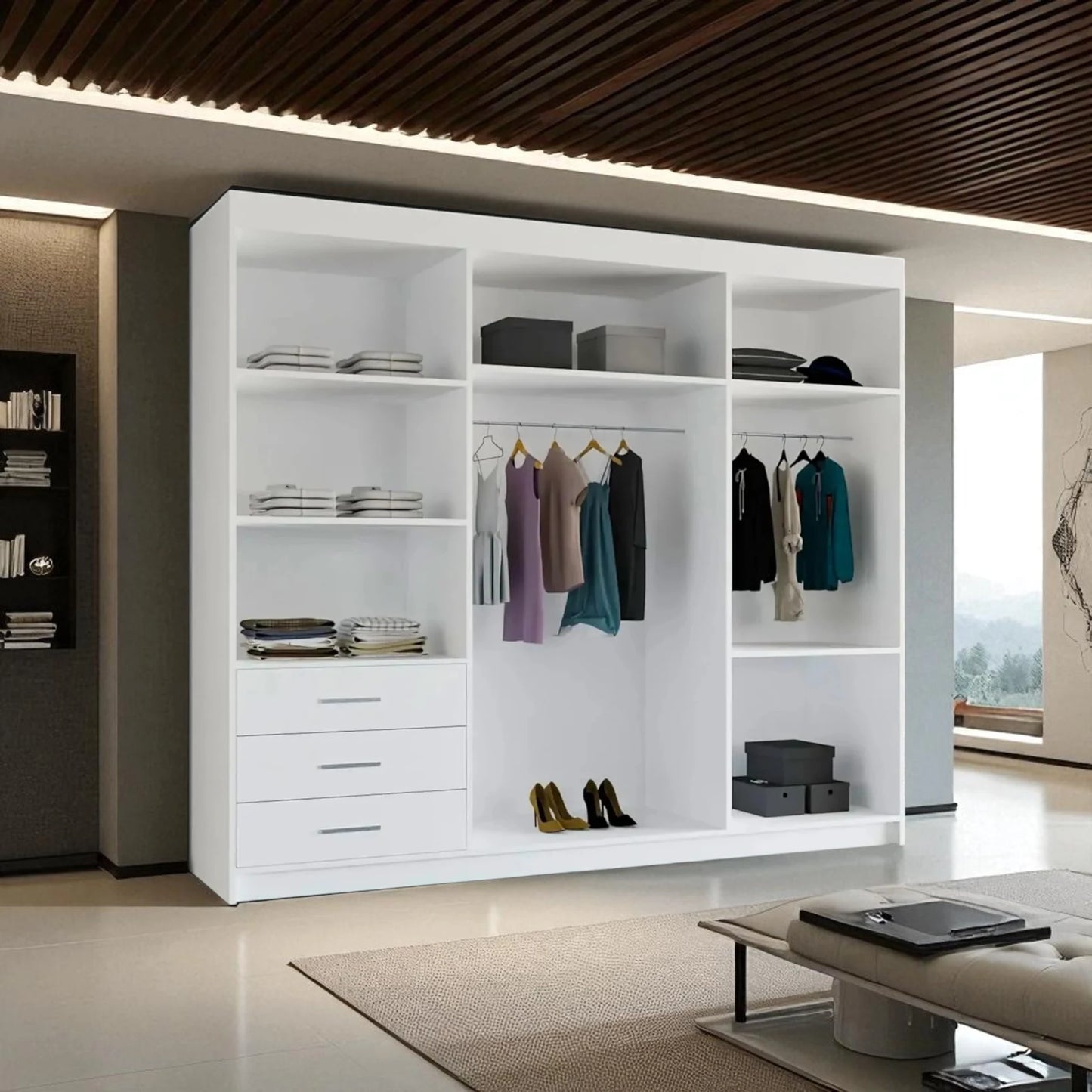 Manhattan Mirrored Sliding Door Wardrobe