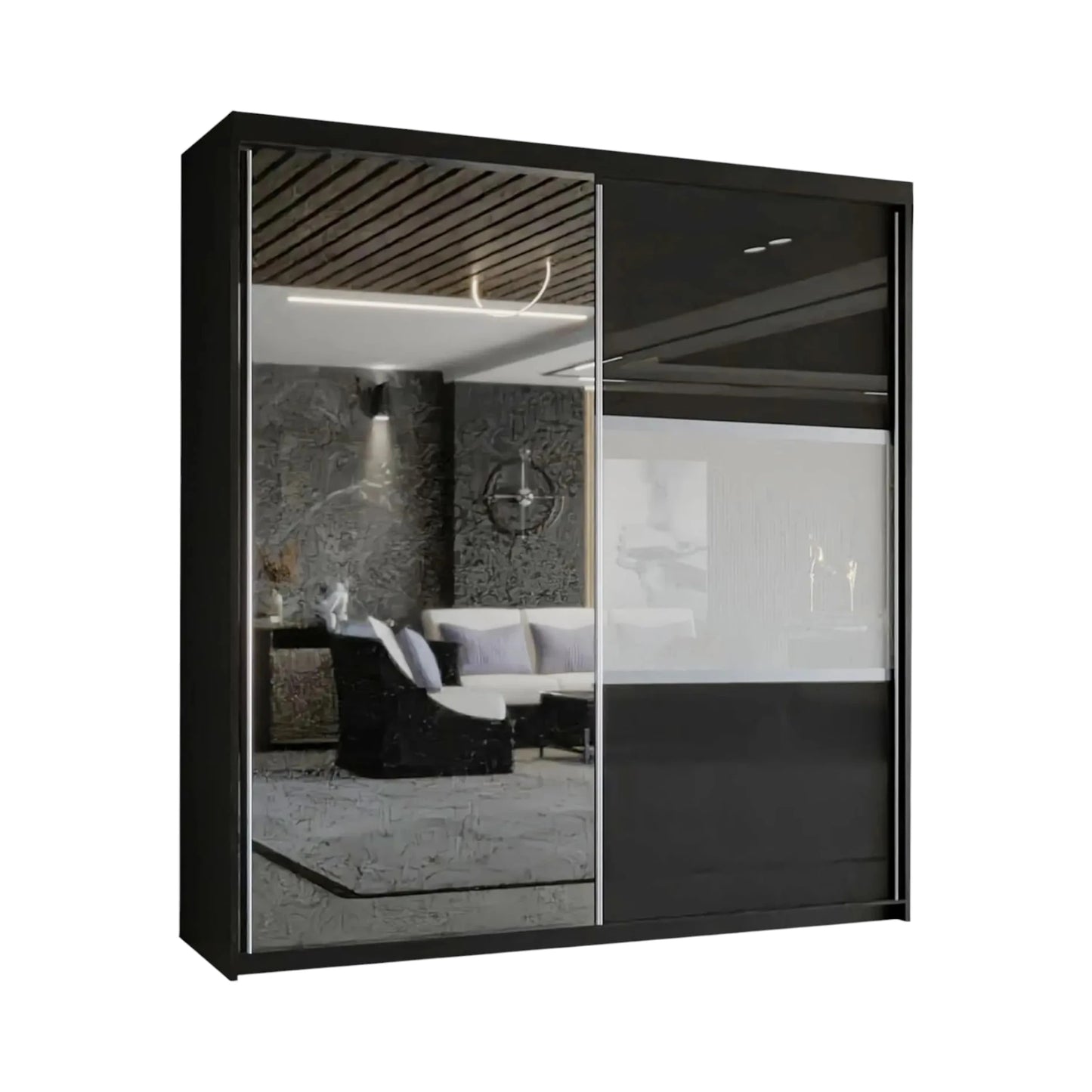 Manhattan Mirrored Sliding Door Wardrobe