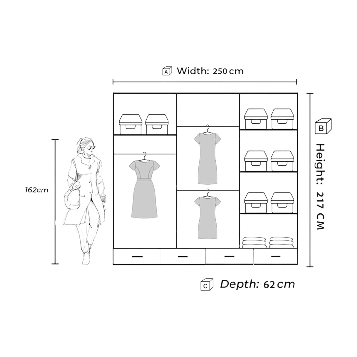 Mayfair Mirrored Sliding Door Wardrobe