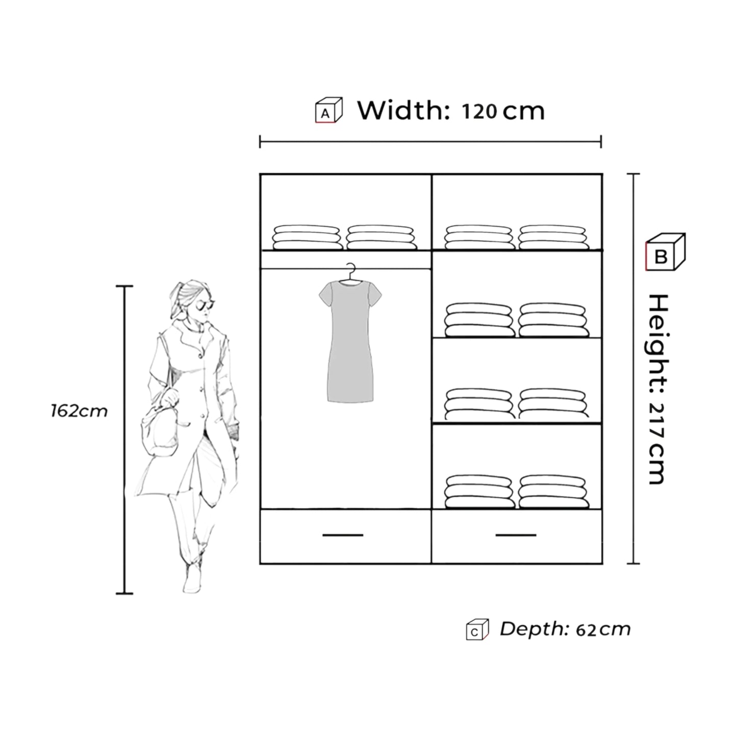 Mayfair Mirrored Sliding Door Wardrobe