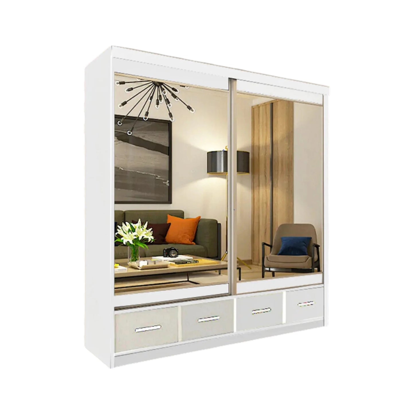 Mayfair Mirrored Sliding Door Wardrobe
