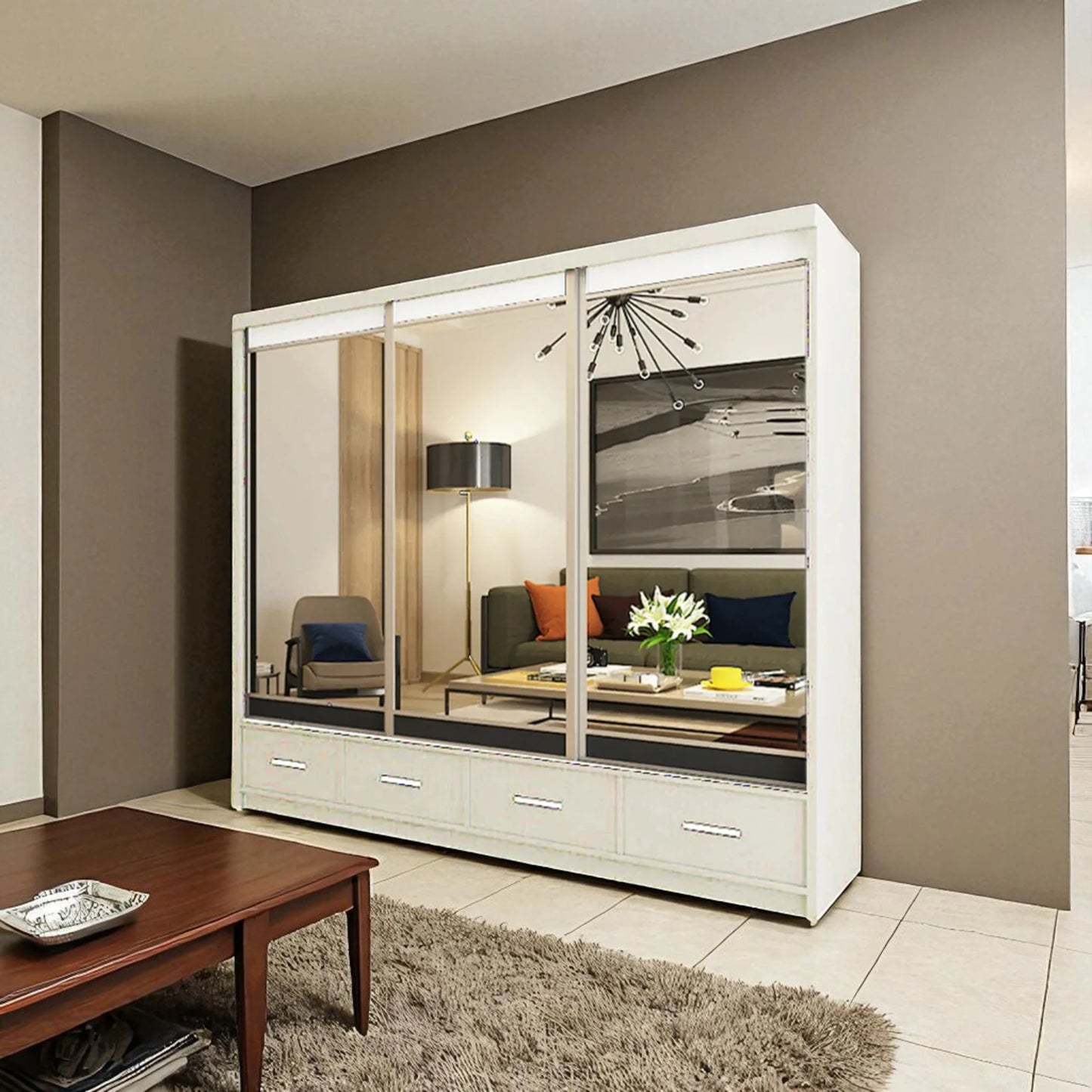 Mayfair Mirrored Sliding Door Wardrobe