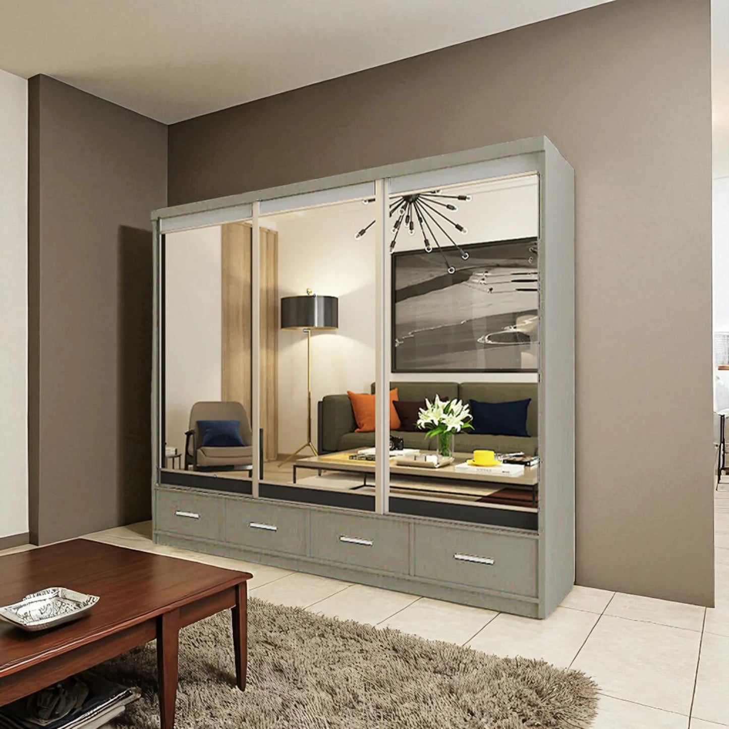Mayfair Mirrored Sliding Door Wardrobe