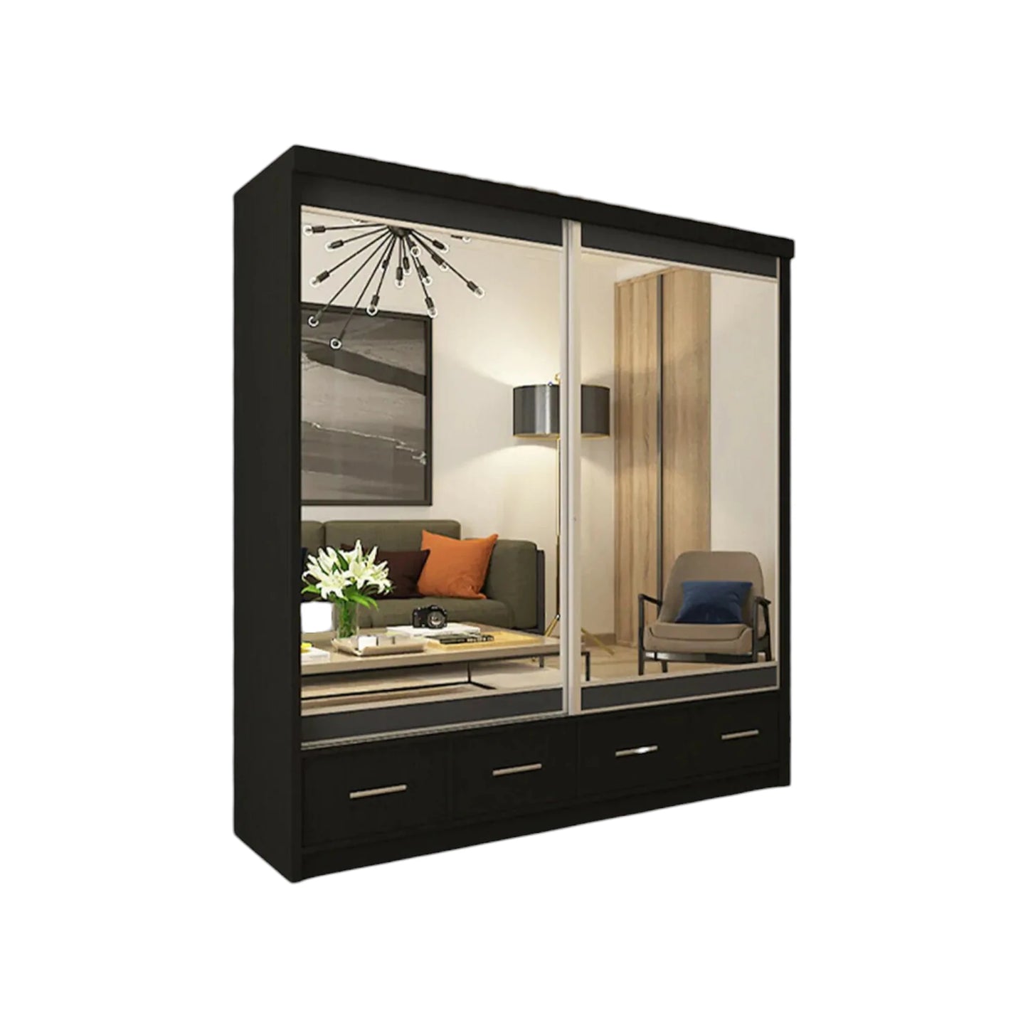 Mayfair Mirrored Sliding Door Wardrobe