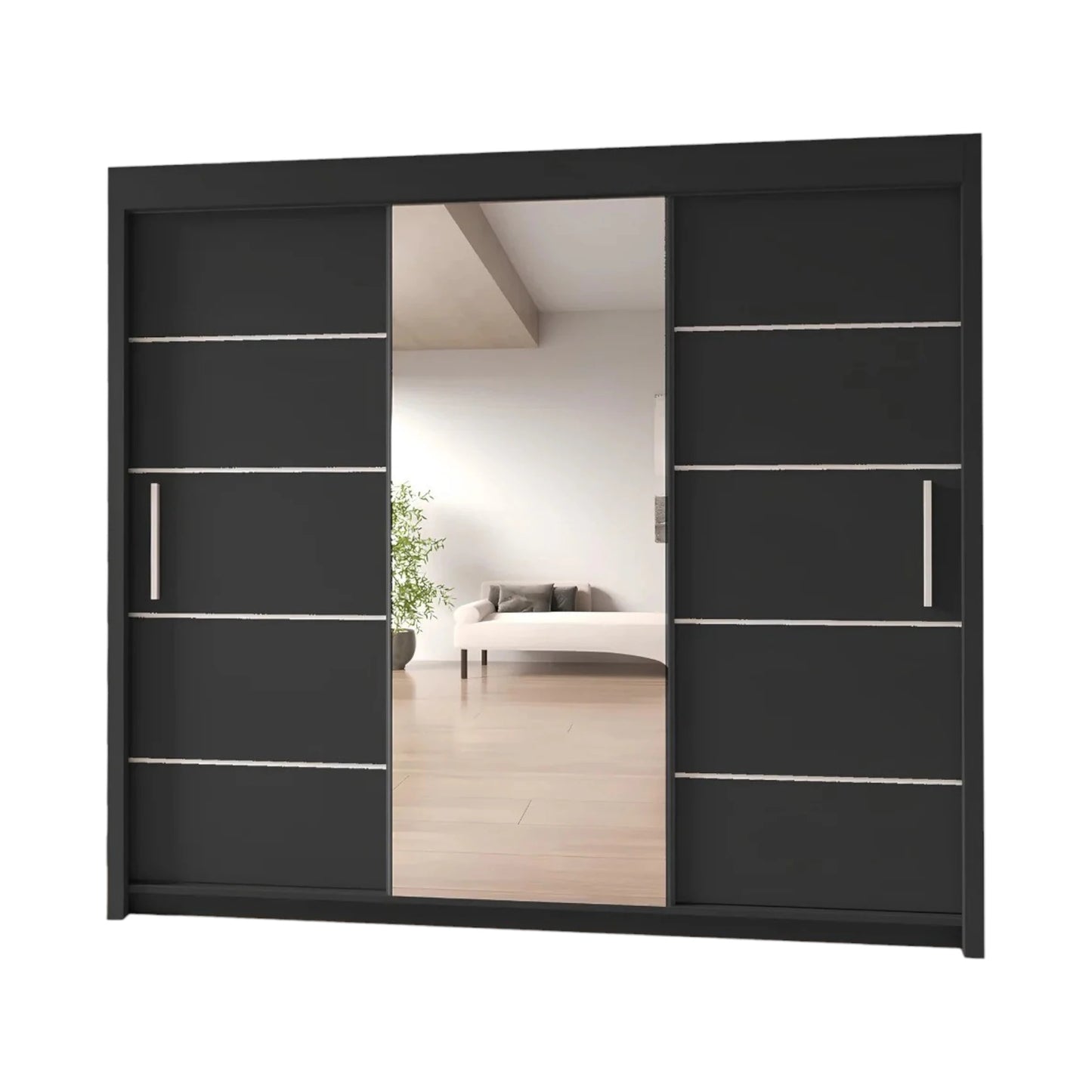 Oslo Mirror Sliding Door Wardrobe