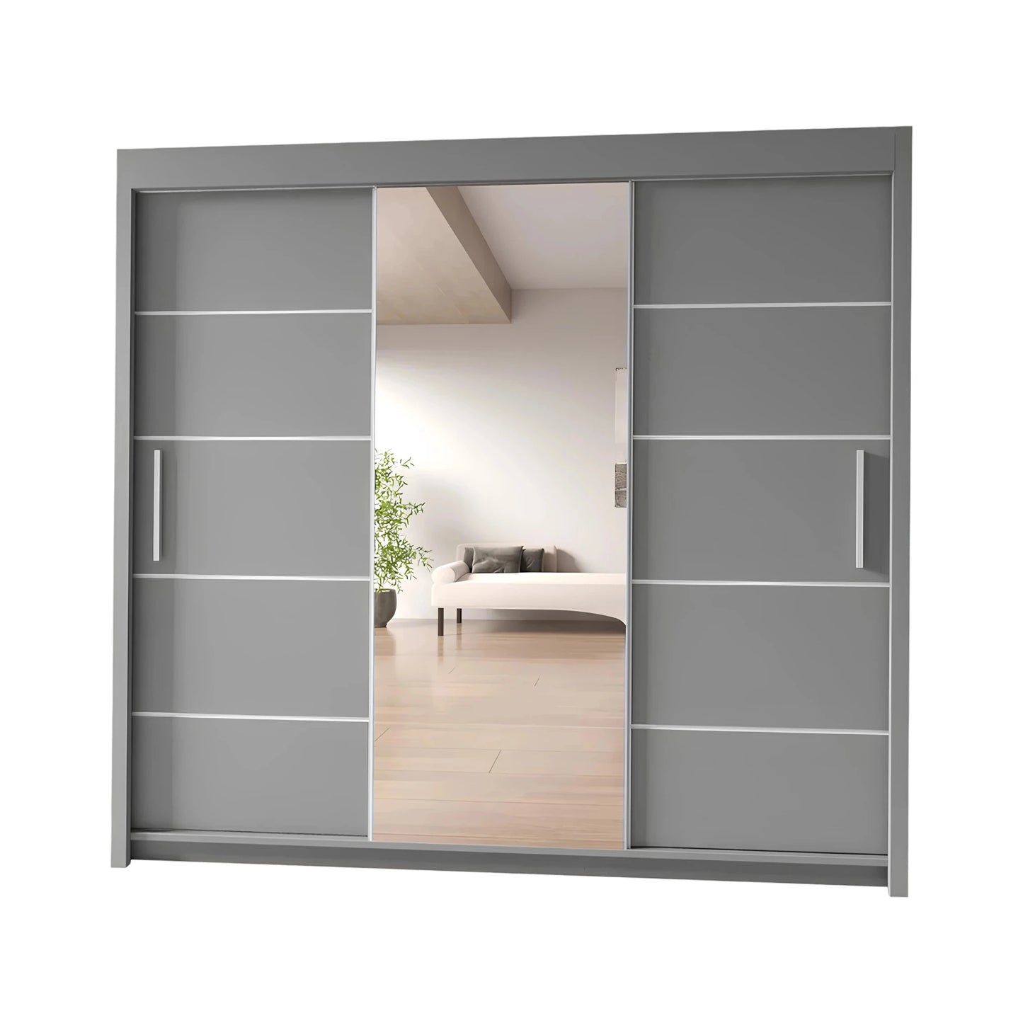 Oslo Mirror Sliding Door Wardrobe