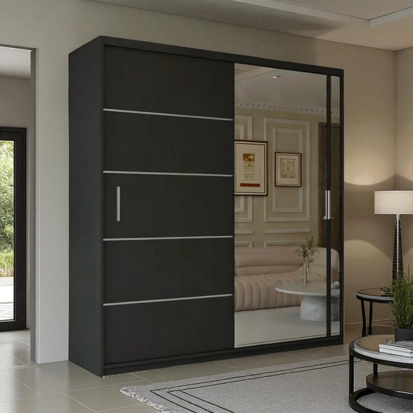 New Vision Sliding Mirror Wardrobe