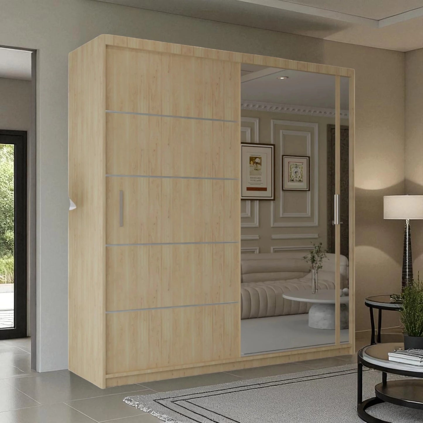 New Vision Sliding Mirror Wardrobe
