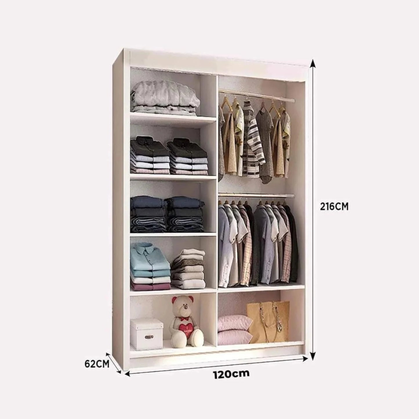 New Vision Sliding Mirror Wardrobe