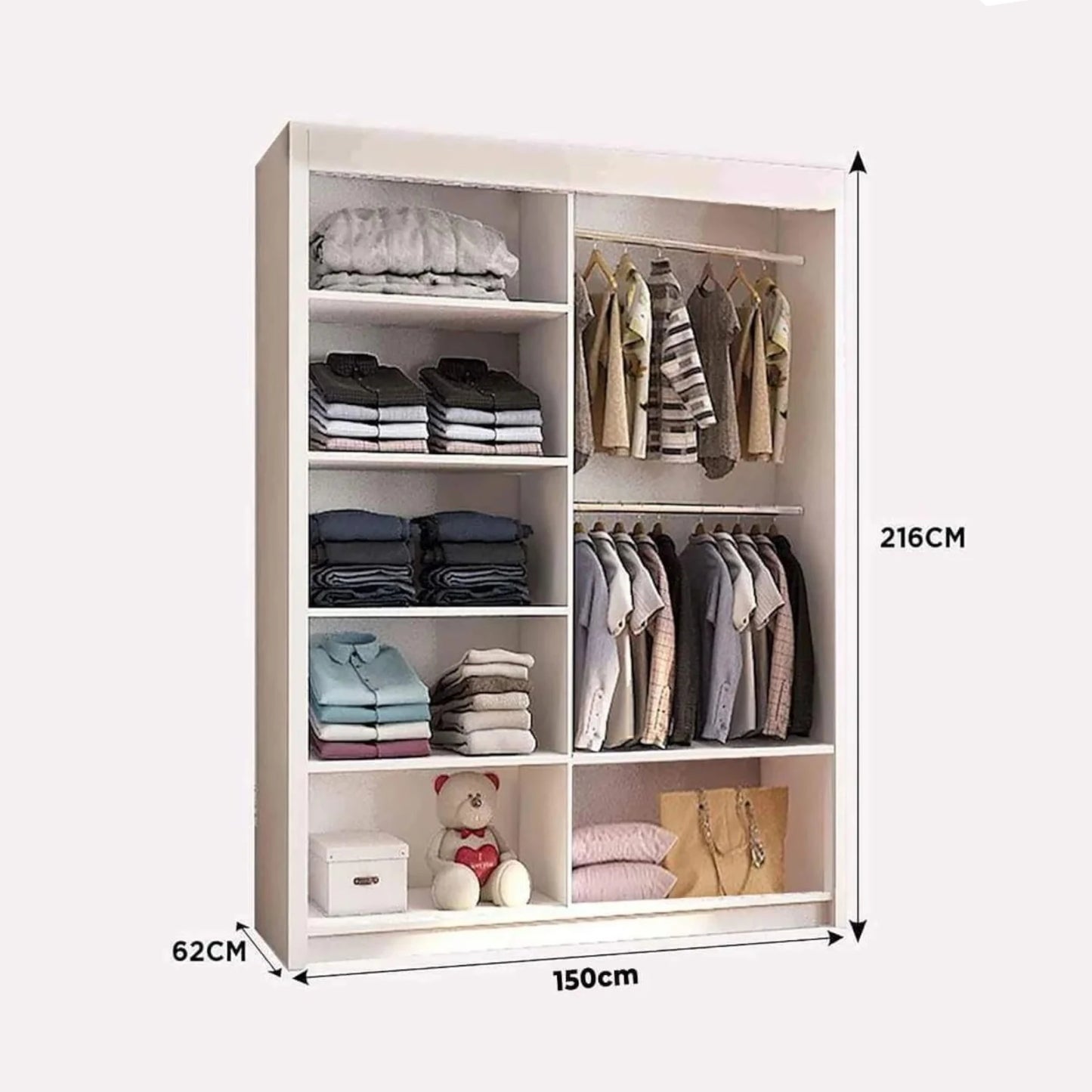 New Vision Sliding Mirror Wardrobe