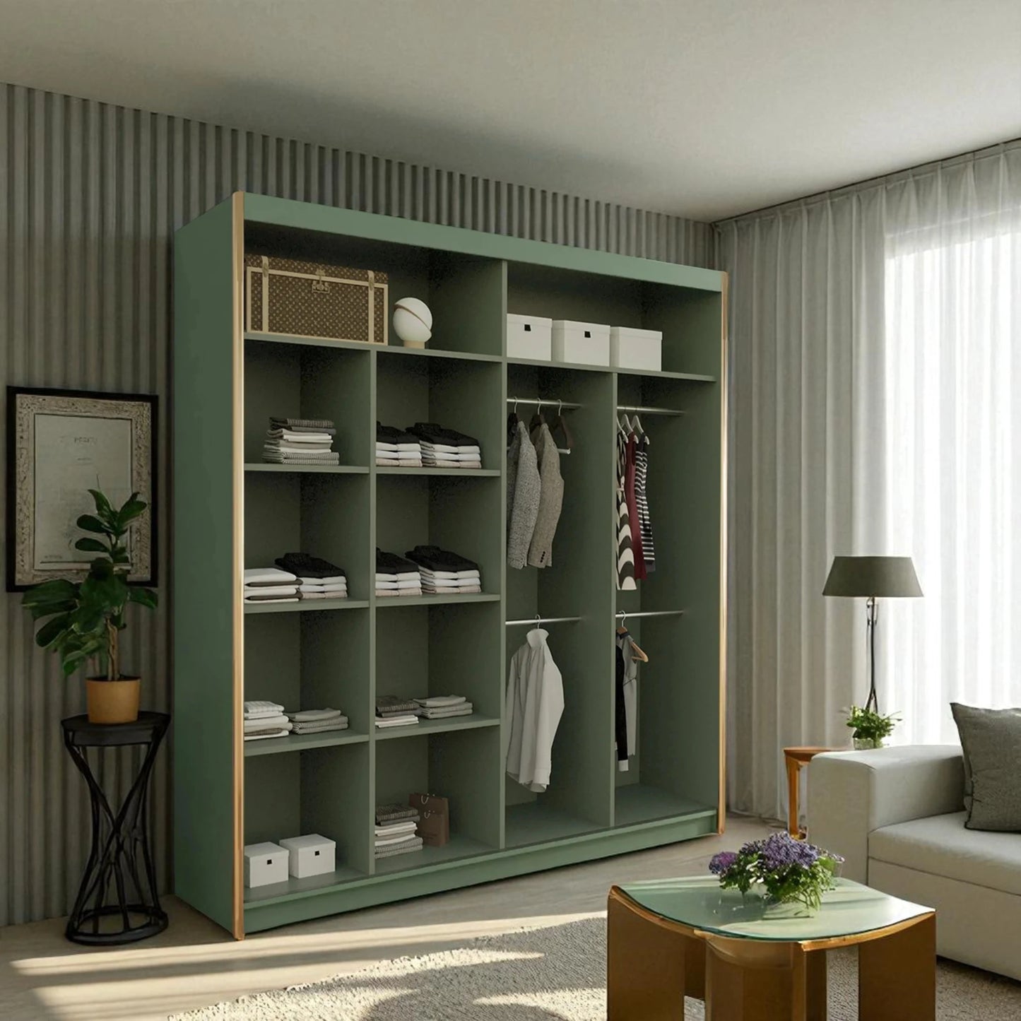 Pestro Sliding Door Wardrobe