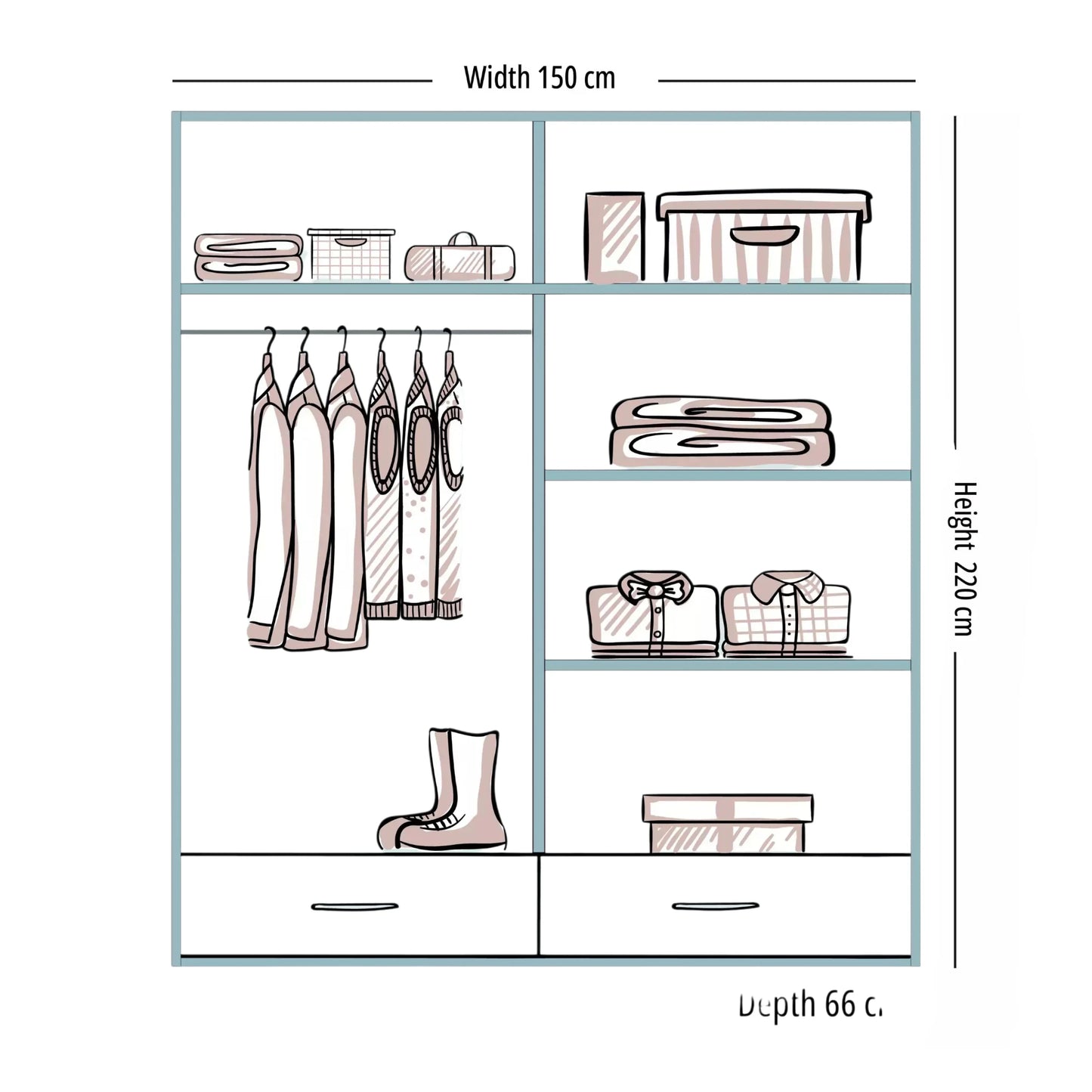 Sycylia High Gloss Sliding Door Wardrobe