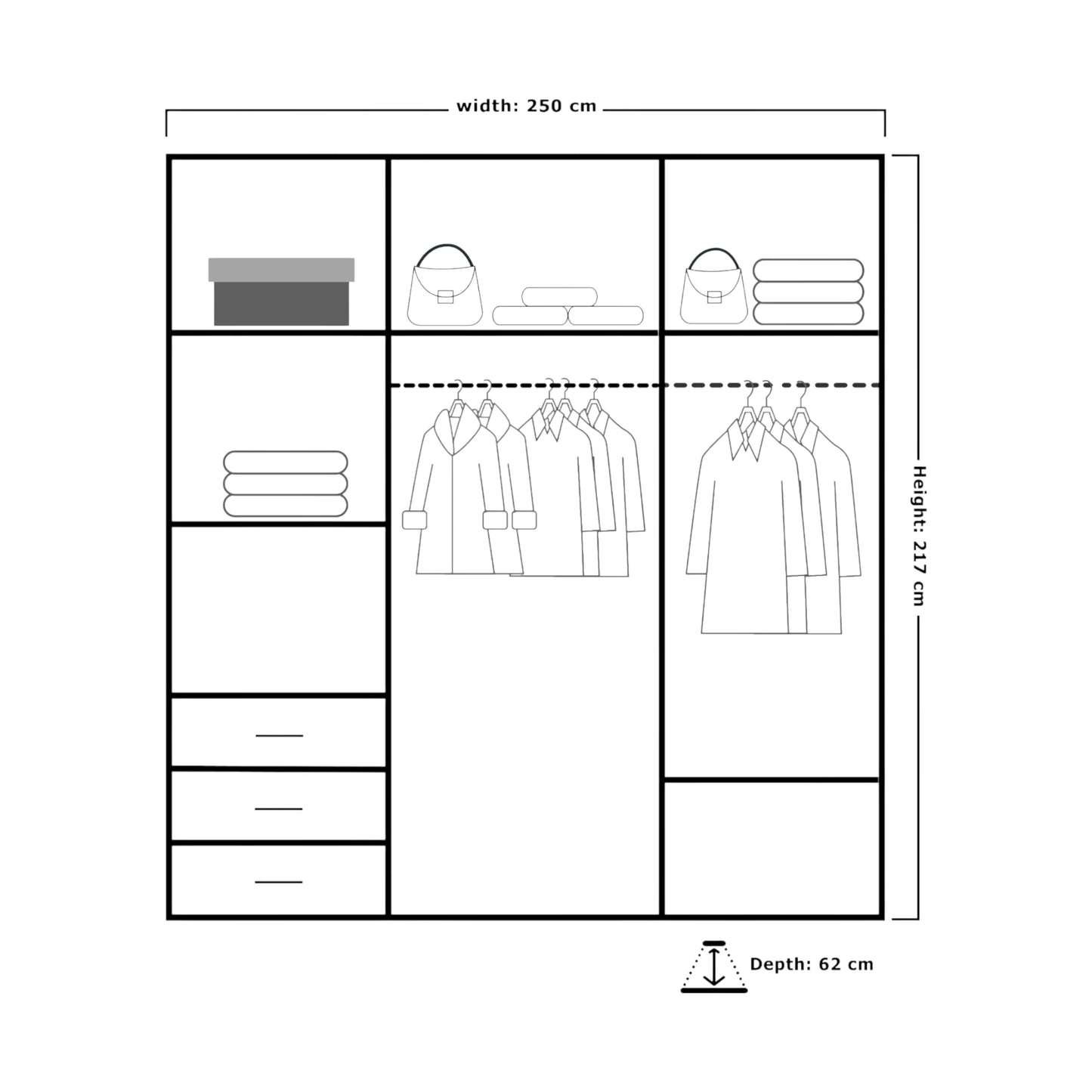 Vision Sliding Door Wardrobe