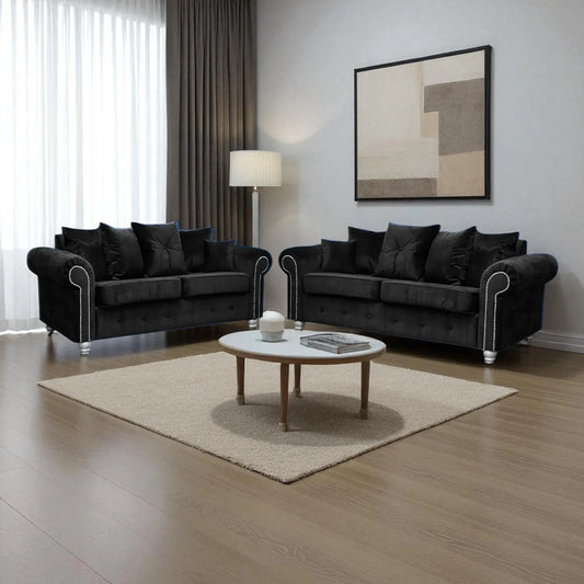 Ashwin Plush Velvet 3+2