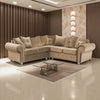 Ashwin Plush Corner Velvet Sofa
