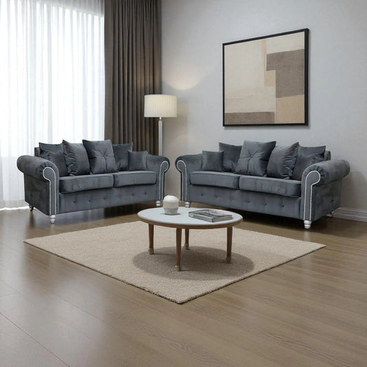 Ashwin Plush Velvet 3+2
