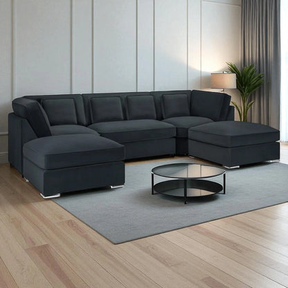 Belgravia U-Shape Sofa Set – Elegant