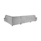 Bergen Grey Right Hand Facing U-Shape Corner Sofa Bed