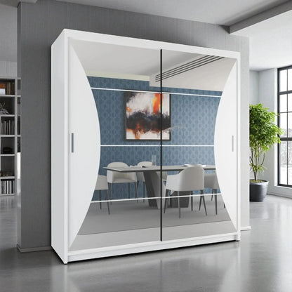 California Mirrored Sliding Door Wardrobe