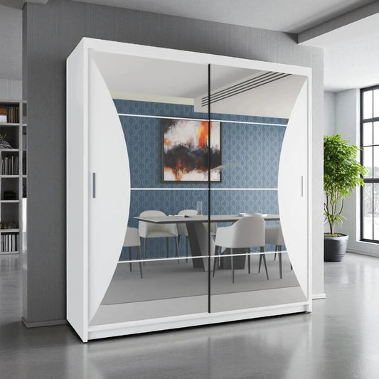 California Mirrored Sliding Door Wardrobe