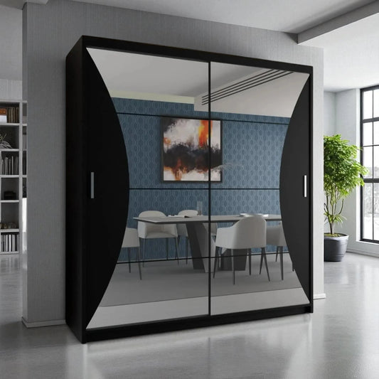 California Mirrored Sliding Door Wardrobe