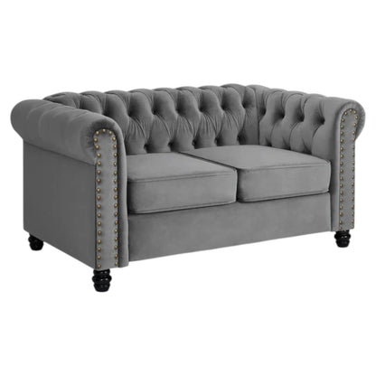 Chesterfield Velvet 3+2 Sofa Set