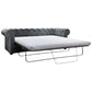 Flair Ralph Chesterfield Velvet Sofa Bed
