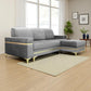 Florence Blue Gold Corner Sofa Bed