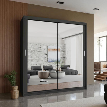 Houston Mirror Sliding Door Wardrobe