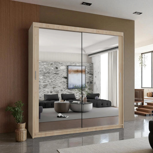 Houston Mirror Sliding Door Wardrobe