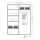 Infinity High Gloss Sliding Door Wardrobe