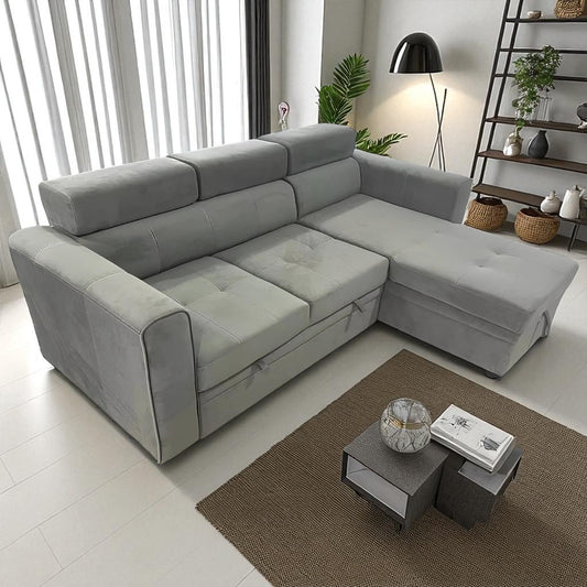 Luca Corner Sofa Bed with Storage
