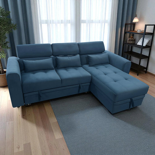 Luca Corner Sofa Bed with Storage