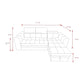 Luca Corner Sofa Bed with Storage