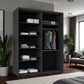 Lyllie Grey Sliding Door Wardrobe