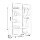 Lyon Mirrored Sliding Door Wardrobe